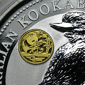 Buy 1995 Australia 1 oz Silver Kookaburra BU (Gold Panda Privy