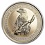 1995 Australia 1 oz Silver Kookaburra BU (spotted)