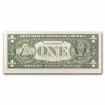 1995 (B-New York) $1.00 FRN AU (Fr#1923-B) Web Press
