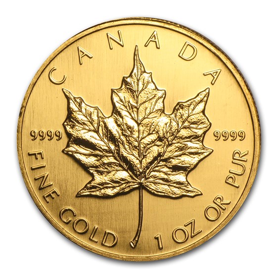 1995 Canada 1 oz Gold Maple Leaf BU