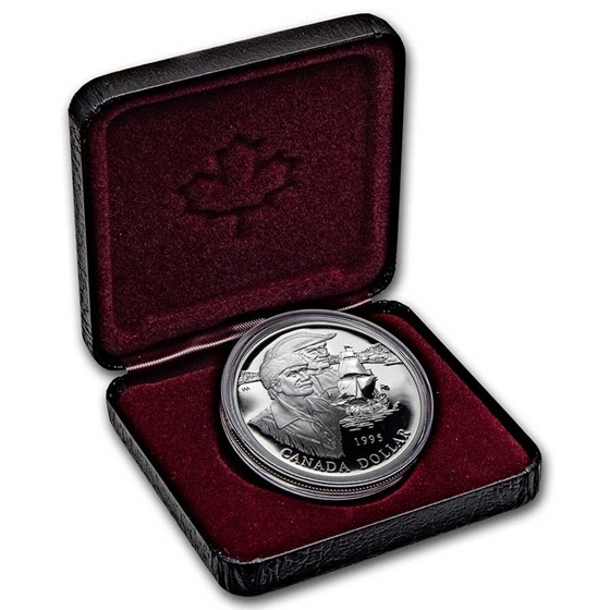 1995 Canada Silver Dollar Proof (Hudson Bay Company w/OGP) 1995 Canada Silver Dollar Proof (Hudson Bay Company w/OGP)