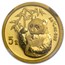 1995 China 1/20 oz Gold Panda Small Date MS-68 NGC