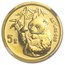 1995 China 1/20 oz Gold Panda Small Date MS-69 NGC