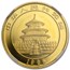 1995 China 1/20 oz Gold Panda Small Date MS-69 NGC