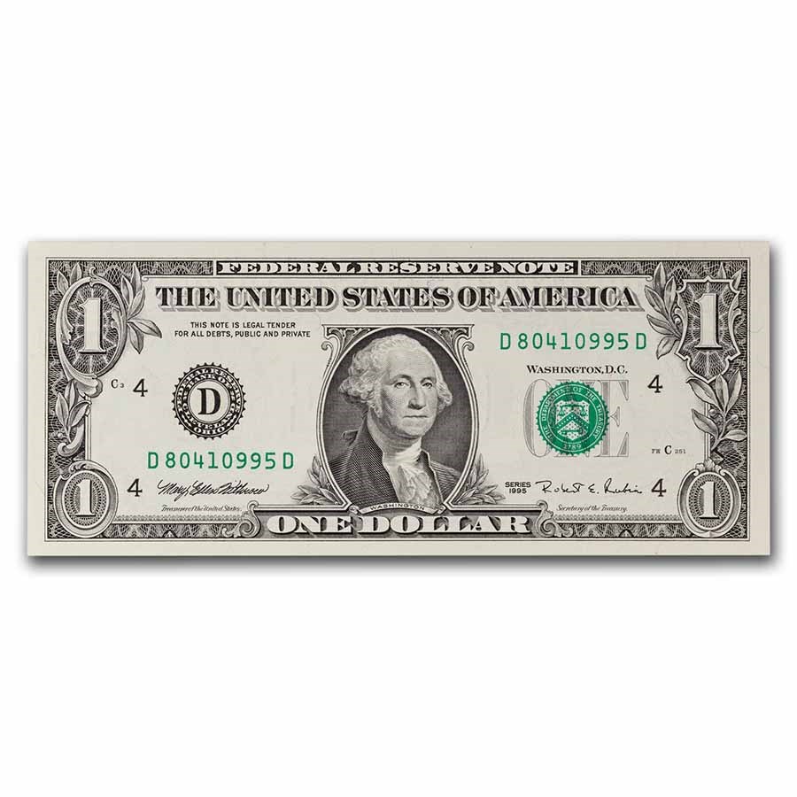 1995 (D-Cleveland) $1.00 FRN CU (Fr#1922-D)
