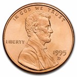 1995-D Lincoln Cent 50-Coin Roll BU