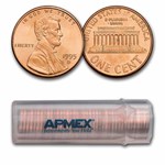 1995-D Lincoln Cent 50-Coin Roll BU