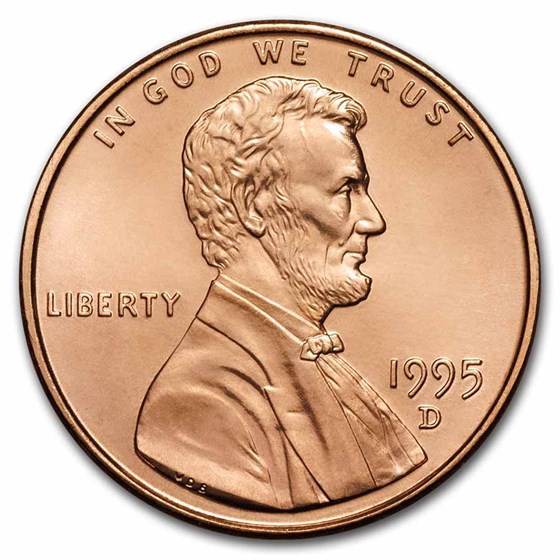 1995-D Lincoln Cent BU (Red)