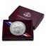 1995-D Olympic Blind Runner $1 Silver Commem BU (w/Box & COA)