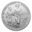 1995-D Olympic Blind Runner $1 Silver Commem BU (w/Box & COA)