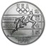 1995-D Olympic Track and Field $1 Silver Commem BU (Capsule only)