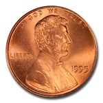 1995 Doubled Die Obverse Lincoln Cent MS-69 PCGS (Red)