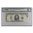 1995 (E-Richmond) $5 FRN XF-45 PMG (Fr#1984-E) Fold Error