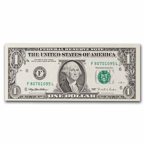 1995 (F-Atlanta) $1.00 FRN CU (Fr#1922-F)