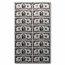 1995 (F-Atlanta) $2.00 FRN CU (Fr#1936-F) 16 Note Uncut sheet