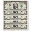 1995 (F-Atlanta) $2.00 FRN CU (Fr#1936-F) 5 Consecutive