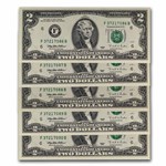 1995 (F-Atlanta) $2.00 FRN CU (Fr#1936-F) 50 Consecutive