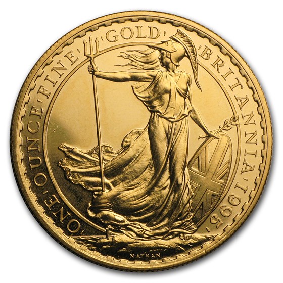 1995 Great Britain 1 oz Gold Britannia BU 1995 Great Britain 1 oz Gold Britannia BU