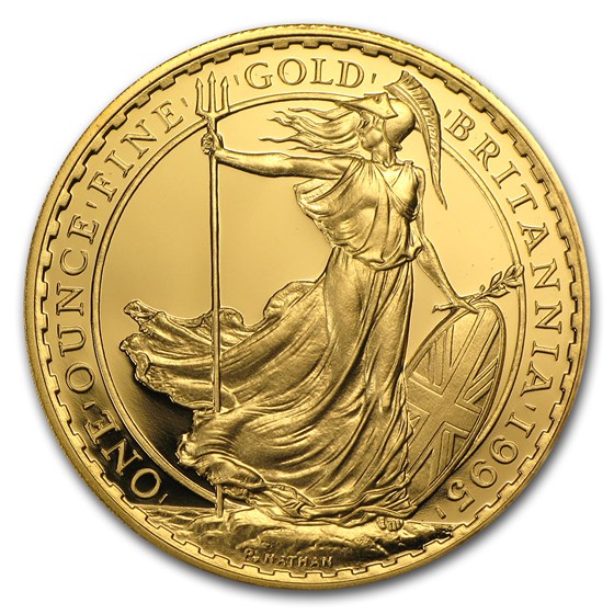 1995 Great Britain 1 oz Gold Britannia Proof 1995 Great Britain 1 oz Gold Britannia Proof