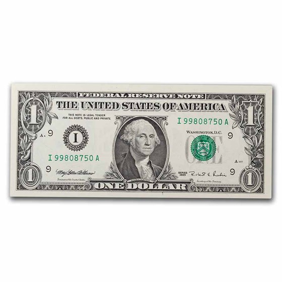 1995 (I-Minneapolis) $1.00 FRN CU (Fr#1921-I)