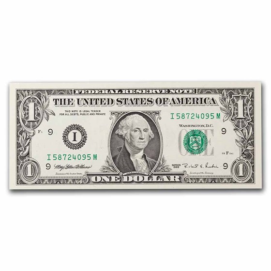 1995 (I-Minneapolis) $1.00 FRN CU (Fr#1922-I) 1995 (I-Minneapolis) $1.00 FRN CU (Fr#1922-I)