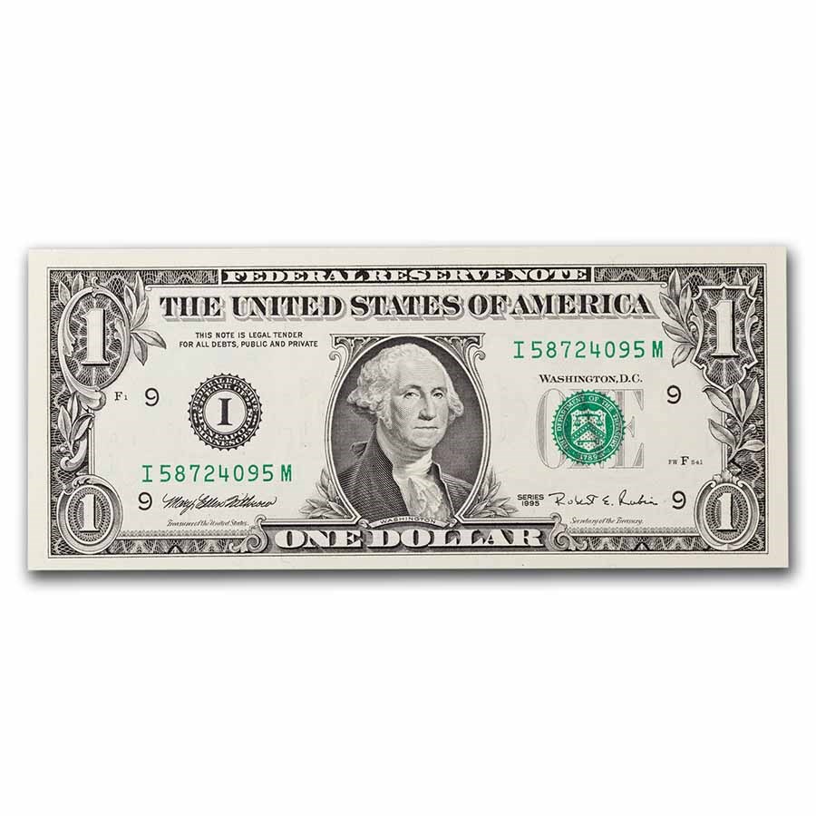 1995 (I-Minneapolis) $1.00 FRN CU (Fr#1922-I)