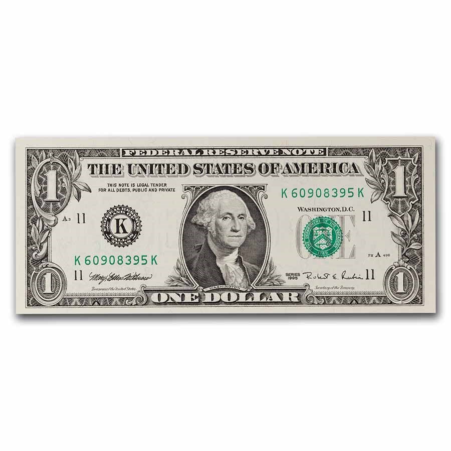 1995 (K-Dallas) $1.00 FRN CU (Fr#1922-K)