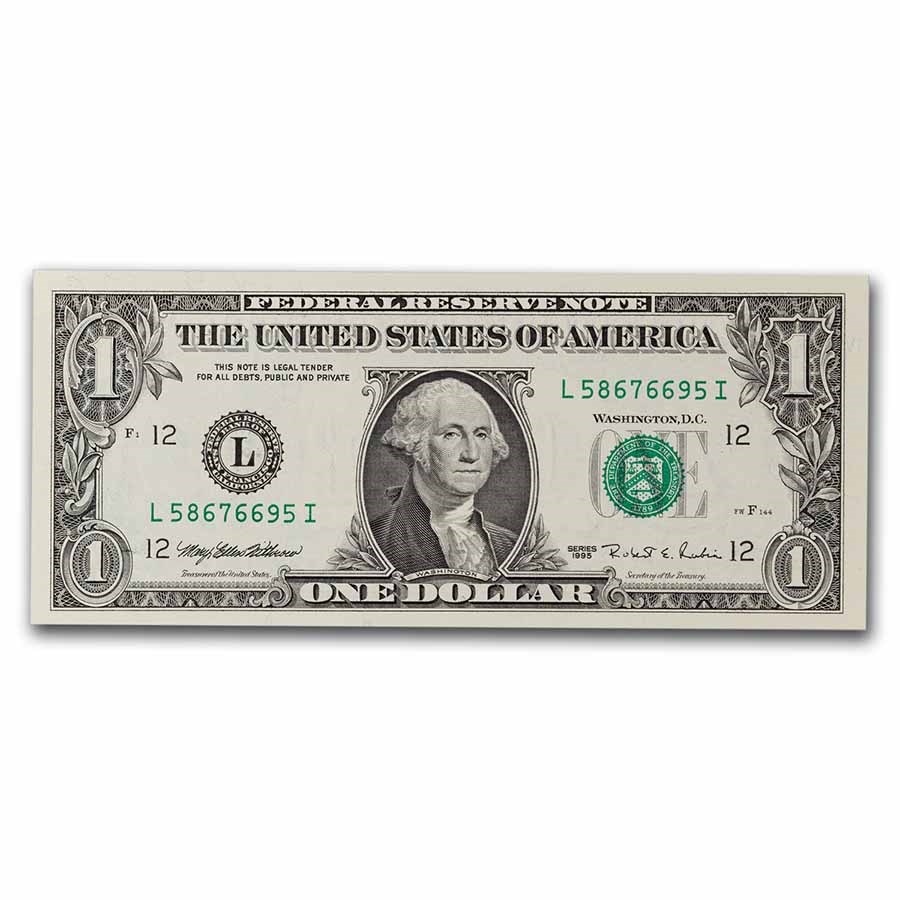 1995 (L-San Francisco) $1.00 FRN CU (Fr#1922-H)