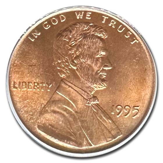 1995 Lincoln Cent Doubled Die Obv MS-67 PCGS (Red) 1995 Lincoln Cent Doubled Die Obv MS-67 PCGS (Red)