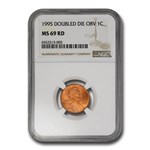 1995 Lincoln Cent Doubled Die Obv MS-69 NGC (Red)