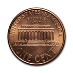 1995 Lincoln Cent Doubled Die Obverse BU (Red)