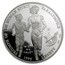 1995-P Olympic Blind Runner $1 Silver Commem PF-69 NGC