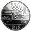 1995-P Olympic Track and Field $1 Silver Commem Proof (Box & COA)