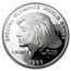 1995-P Special Olympics $1 Silver Commem Proof (w/Box & COA)