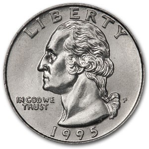 1995-P Washington Quarter BU 1995-P Washington Quarter BU