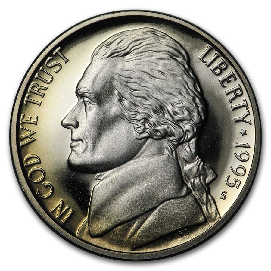 1995-S Jefferson Nickel Gem Proof