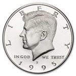 1995-S Kennedy Half Dollar 20-Coin Roll Proof