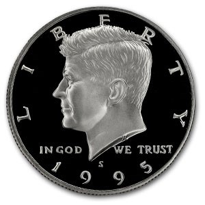 1995-S Kennedy Half Dollar Gem Proof 1995-S Kennedy Half Dollar Gem Proof