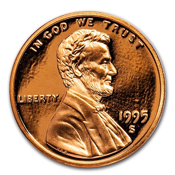 1995-S Lincoln Cent Gem Proof (Red) 1995-S Lincoln Cent Gem Proof (Red)