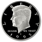 1995-S Silver Kennedy Half Dollar Gem Proof