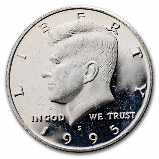 1995-S Silver Kennedy Half Dollar (Impaired Proof)