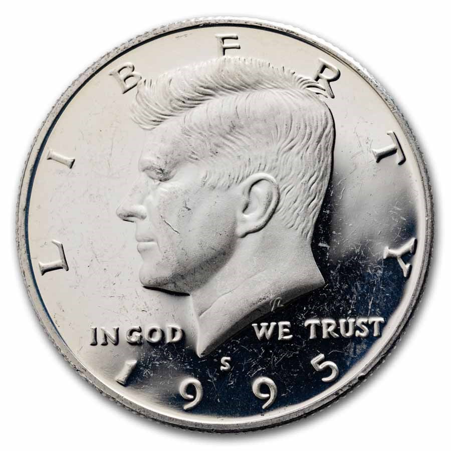1995-S Silver Kennedy Half Dollar (Impaired Proof)