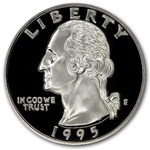1995-S Silver Washington Quarter Gem Proof