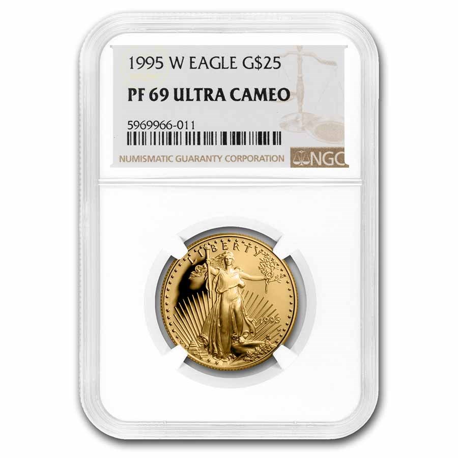1995-W 1/2 oz Proof American Gold Eagle PF-69 UCAM NGC