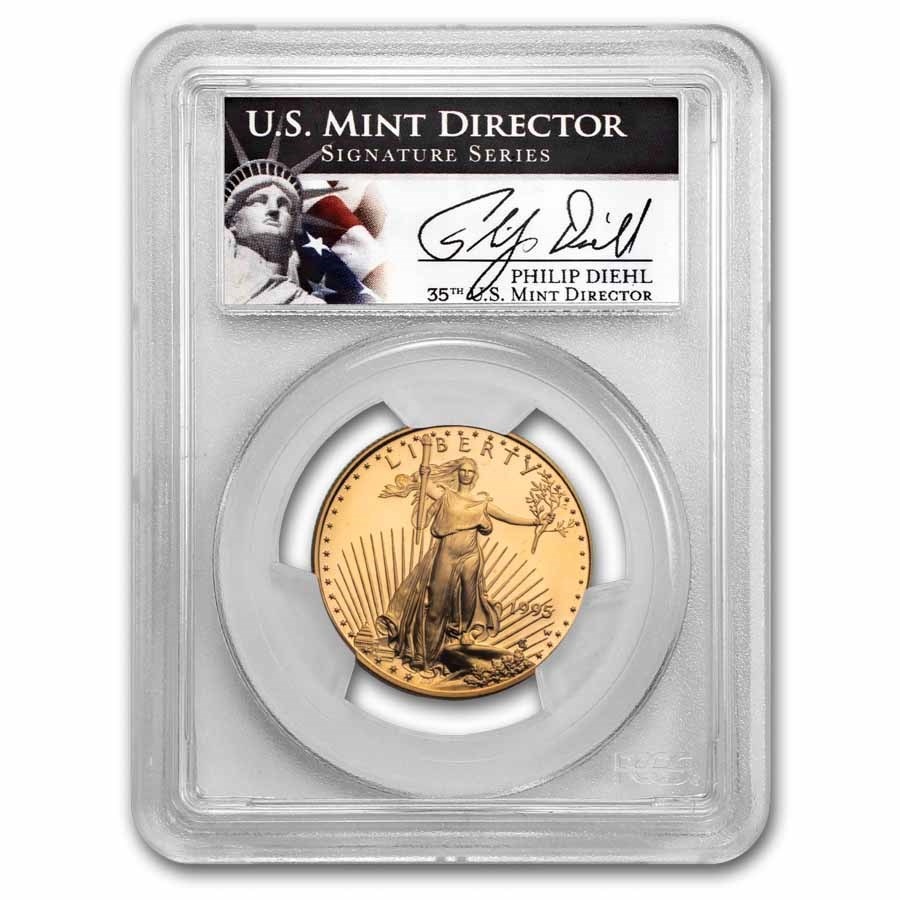 1995-W 1/2 oz Proof American Gold Eagle PR-69 PCGS (Diehl)