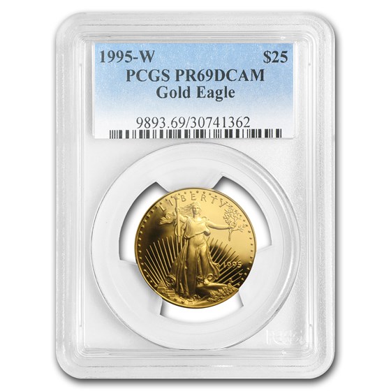 1995-W 1/2 oz Proof American Gold Eagle PR-69 PCGS