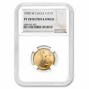 1995-W 1/4 oz Proof American Gold Eagle PF-70 NGC