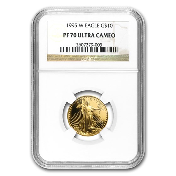 1995-W 1/4 oz Proof American Gold Eagle PF-70 NGC 1995-W 1/4 oz Proof American Gold Eagle PF-70 NGC