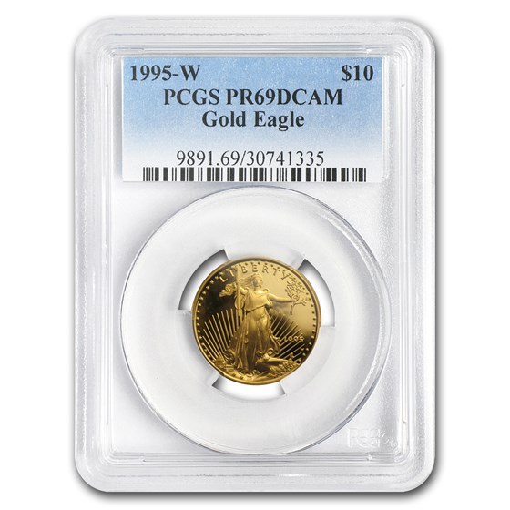 1995-W 1/4 oz Proof American Gold Eagle PR-69 DCAM PCGS 1995-W 1/4 oz Proof American Gold Eagle PR-69 DCAM PCGS