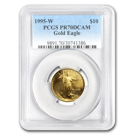 1995-W 1/4 oz Proof American Gold Eagle PR-70 DCAM PCGS 1995-W 1/4 oz Proof American Gold Eagle PR-70 DCAM PCGS